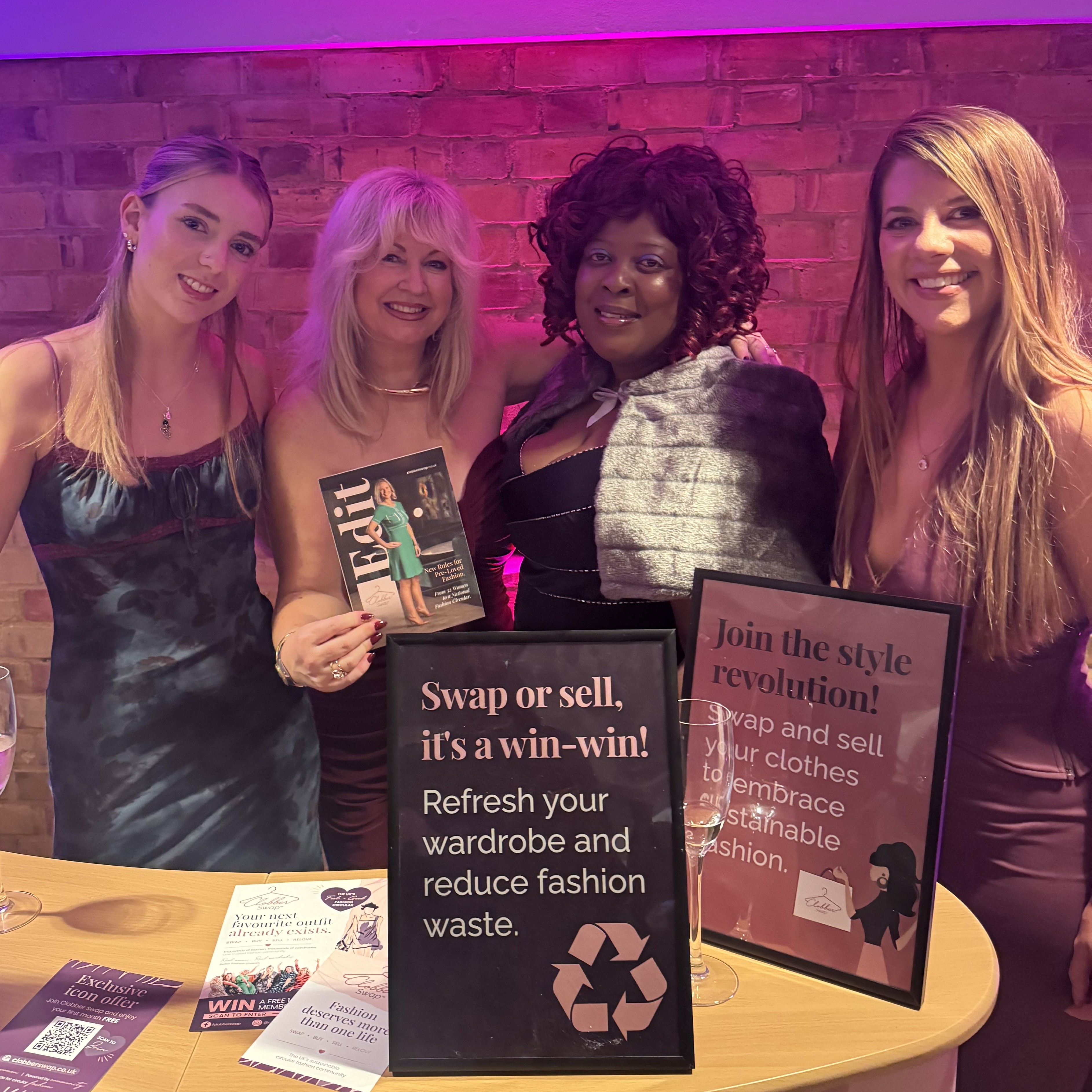 Wakefield's Clobber Swap sponsors Kelly Osbourne and Ray Winstone Awards at London Fashion Week