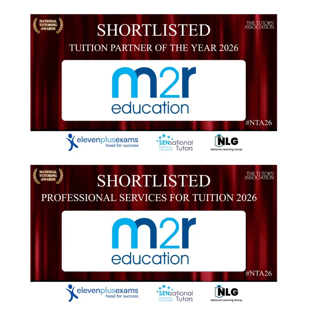 m2r Education shortlisted for two tuition awards